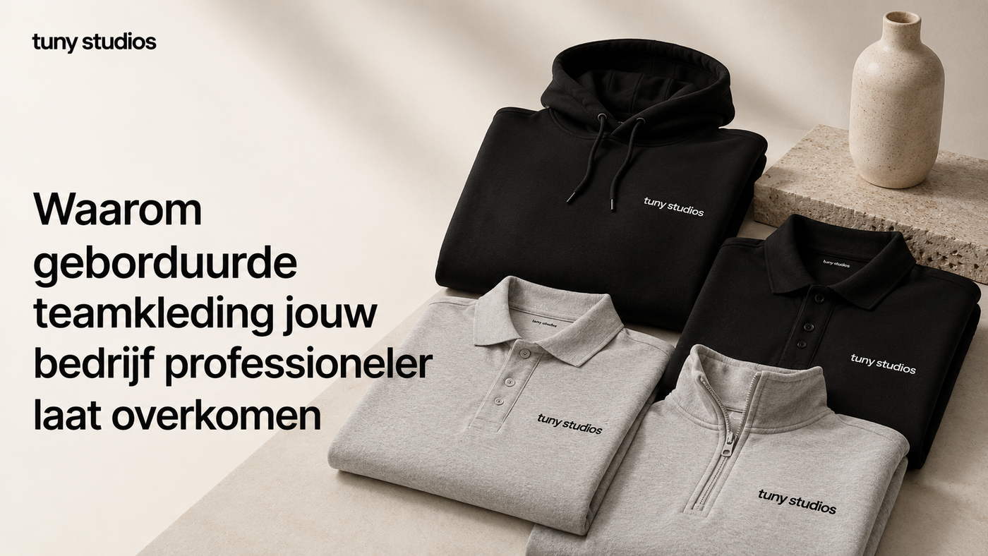 Waarom geborduurde teamkleding jouw bedrijf professioneler laat overkomen